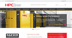 Desktop Screenshot of hpccompressors.co.uk